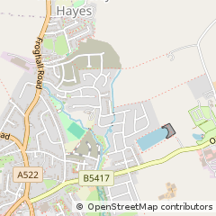Map of Stoke-on-Trent, Staffordshire