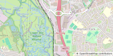 Map of Southampton, Hampshire