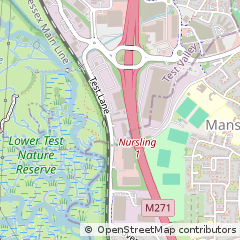 Map of Southampton, Hampshire