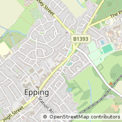 Map of Waltham Abbey, Essex