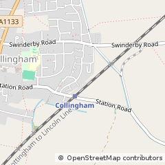 Map of Newark, Nottinghamshire