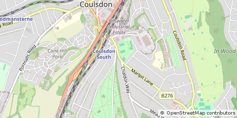 Map of Surrey
