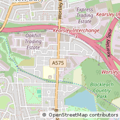 Map of Worsley, Manchester