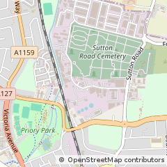 Map of Southend-on-SEA, Essex