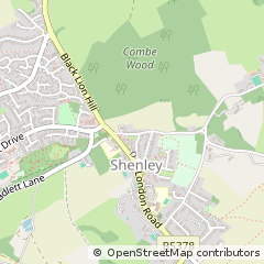 Map of Radlett, Hertfordshire