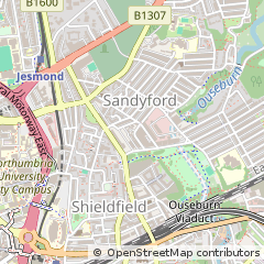 Map of Newcastle Upon Tyne