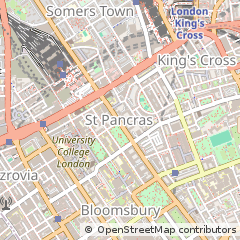 Map of Tavistock Square, London