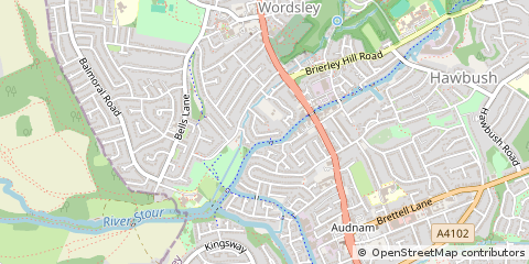 Map of Stourbridge, West Midlands