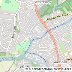 Map of Stourbridge, West Midlands
