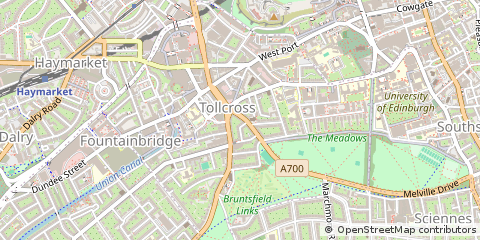 Map of Edinburgh