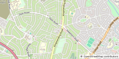 Map of Birmingham, West Midlands
