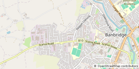 Map of Banbridge, County Down