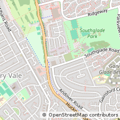 Map of Nottingham, Nottinghamshire