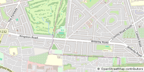 Map of Hull, East Yorkshire
