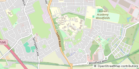 Map of Doncaster, South Yorkshire