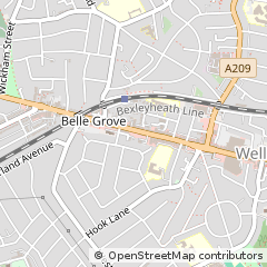 Map of Welling, Kent