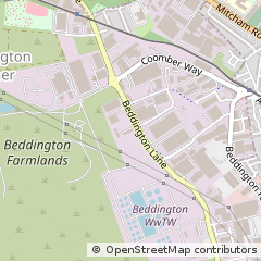 Map of Croydon