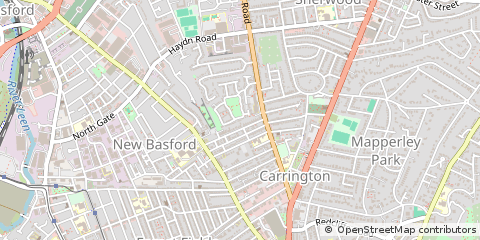 Map of Nottingham