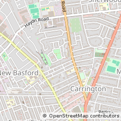 Map of Nottingham