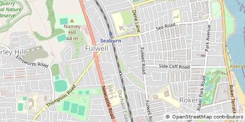 Map of Sunderland