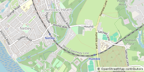 Map of Southampton