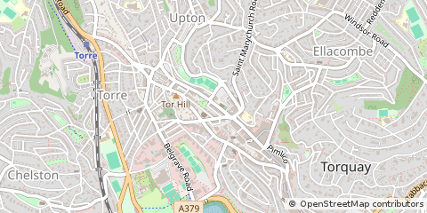 Map of Torquay