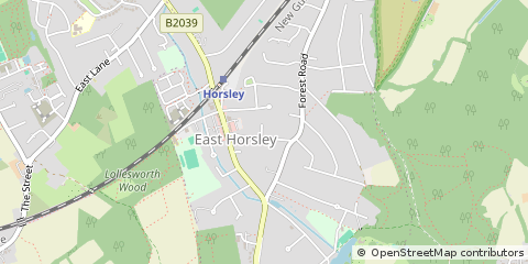 Map of Leatherhead