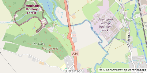 Map of Stoke-on-Trent