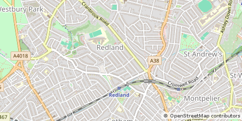 Map of Bristol