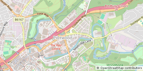 Map of Stockport