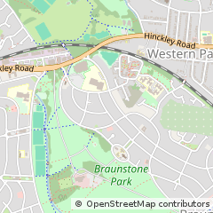 Map of Leicester