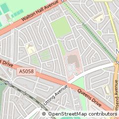 Map of Liverpool, Merseyside