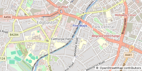 Map of Birmingham