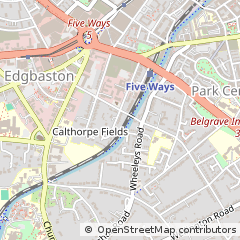 Map of Birmingham