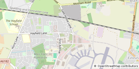 Map of Doncaster