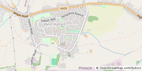 Map of Ilkeston, Derbyshire
