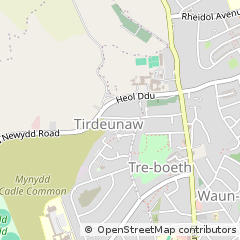 Map of Swansea