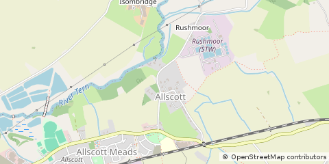 Map of Telford