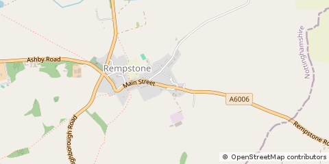 Map of Loughborough, Leicestershire
