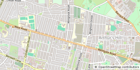 Map of Newcastle Upon Tyne