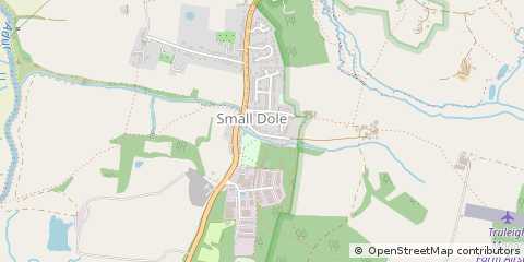 Map of Henfield, West Sussex