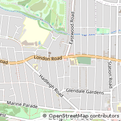 Map of Leigh on SEA, Essex