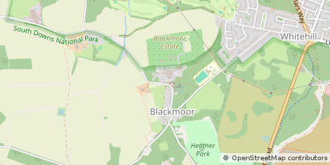 Map of NR Liss, Hampshire