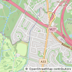 Map of Southampton, Hampshire