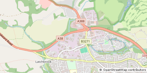 Map of Saltash