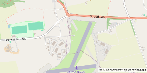 Map of Stroud, Gloucestershire