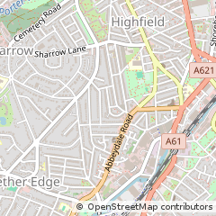 Map of Sheffield
