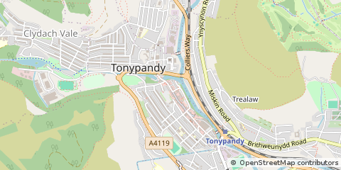 Map of Tonypandy