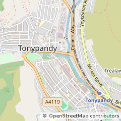 Map of Tonypandy