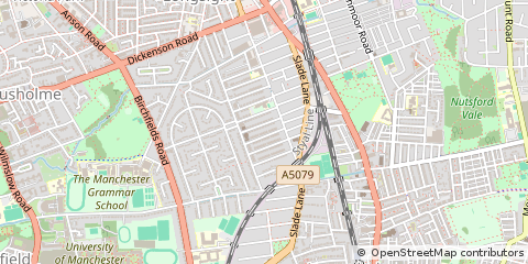 Map of Manchester